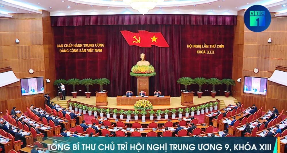 Tổng Bí thư Nguyễn Phú Trọng chủ trì Hội nghị Trung ương 9, khóa XIII