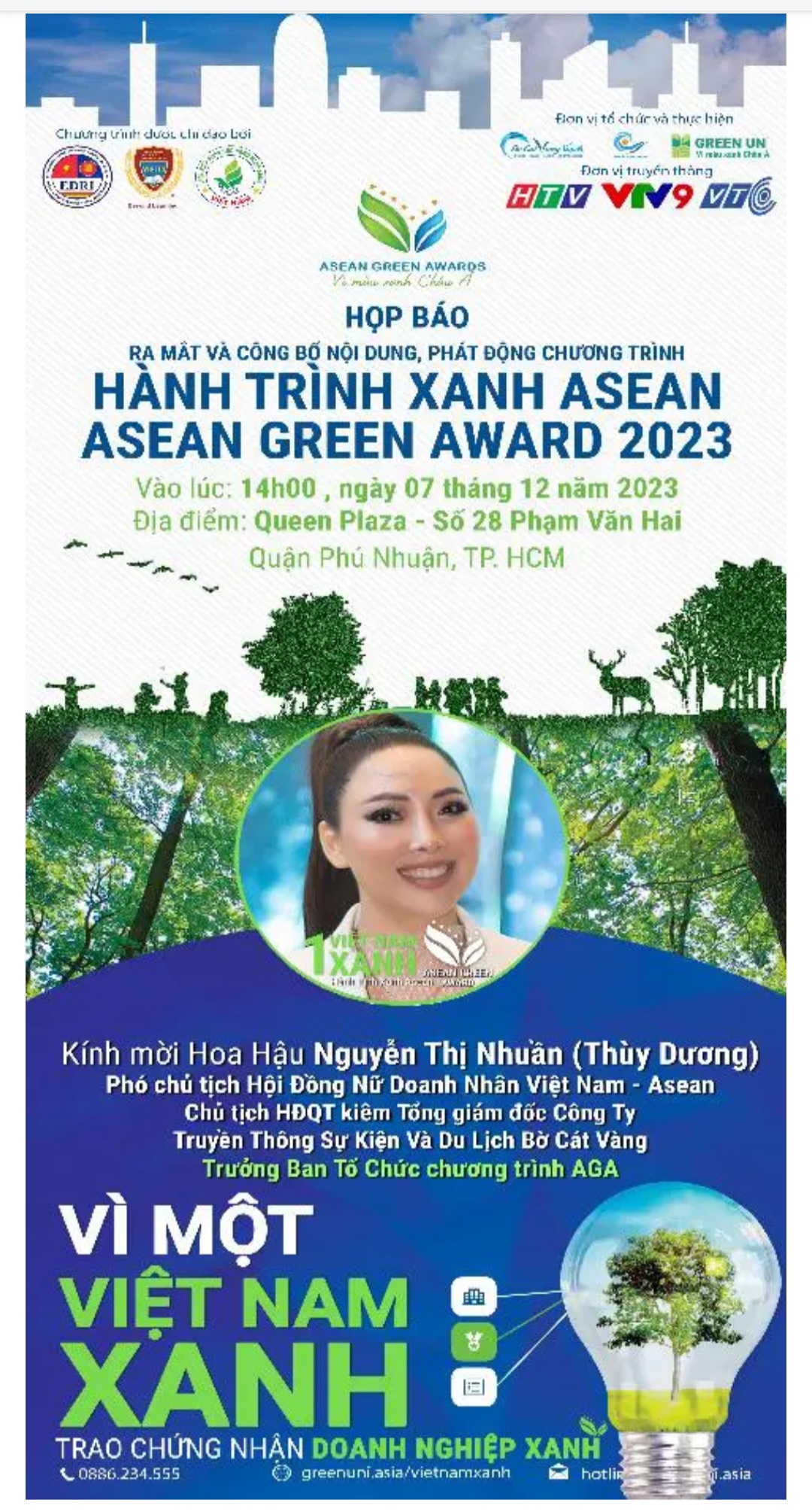 Khởi động giải thưởng “Hành trình xanh Asean Asean Green Awards 2023”