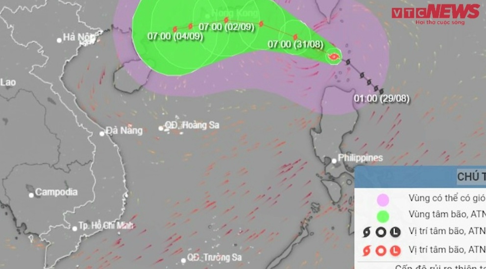 Bão số 3 vào biển Đông, cảnh báo nguy hiểm trên đất liền